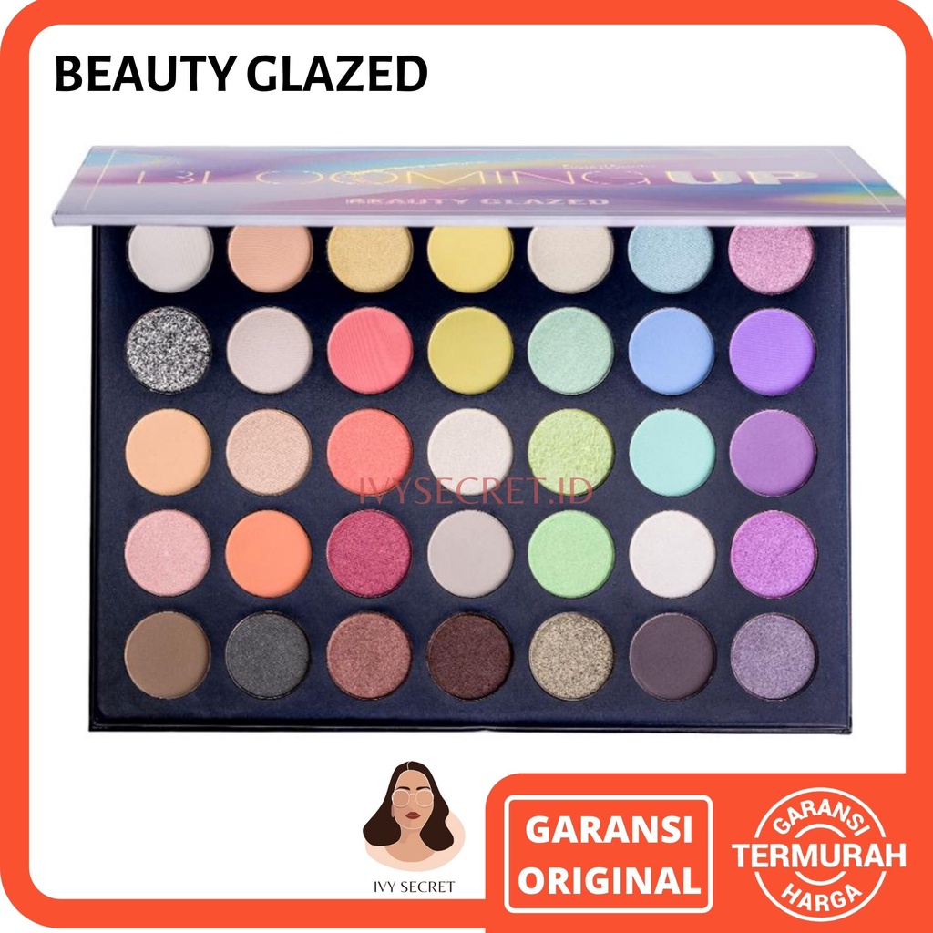 Beauty Glazed Eyeshadow Blooming Up 35 Color Eyeshadow Glitter Palette Eyeshadow Beauty Glazed Eyeshadow Palette Eyeshadow BeautyGlazed