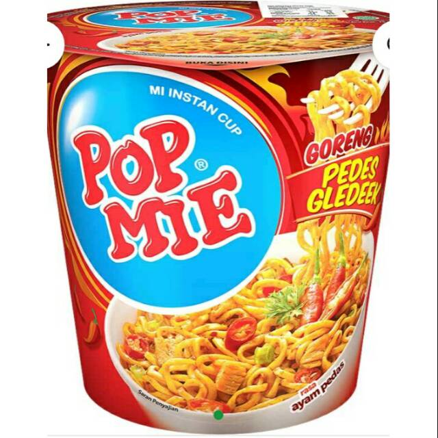

Pop mie pedas gledeek cup 75g