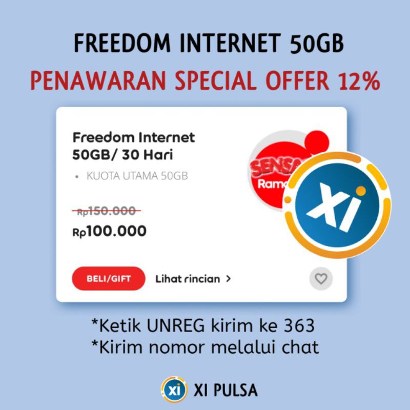 INSTAN PAKET DATA / KUOTA INDOSAT IM3 | Shopee Indonesia