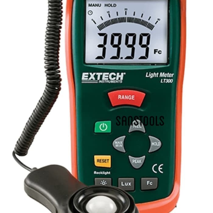 Extech LT300 digital Light Lux meter test intensitas cahaya LT-300