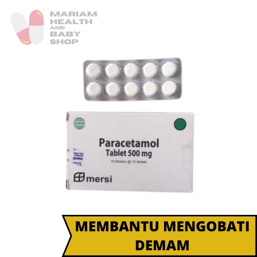 Jual Paracetamol 500mg Mersi Isi 100 Tablet | Shopee Indonesia