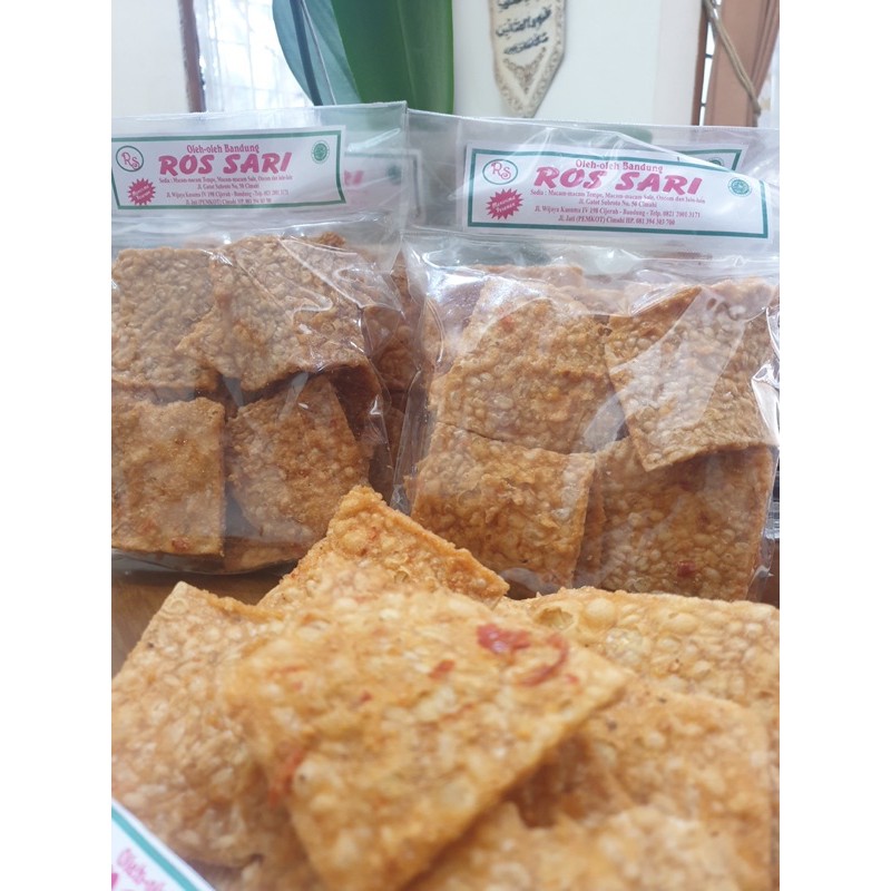 TEMPE GORENG BANDUNG MANIS PEDAS 500GR OLEH OLEH BANDUNG