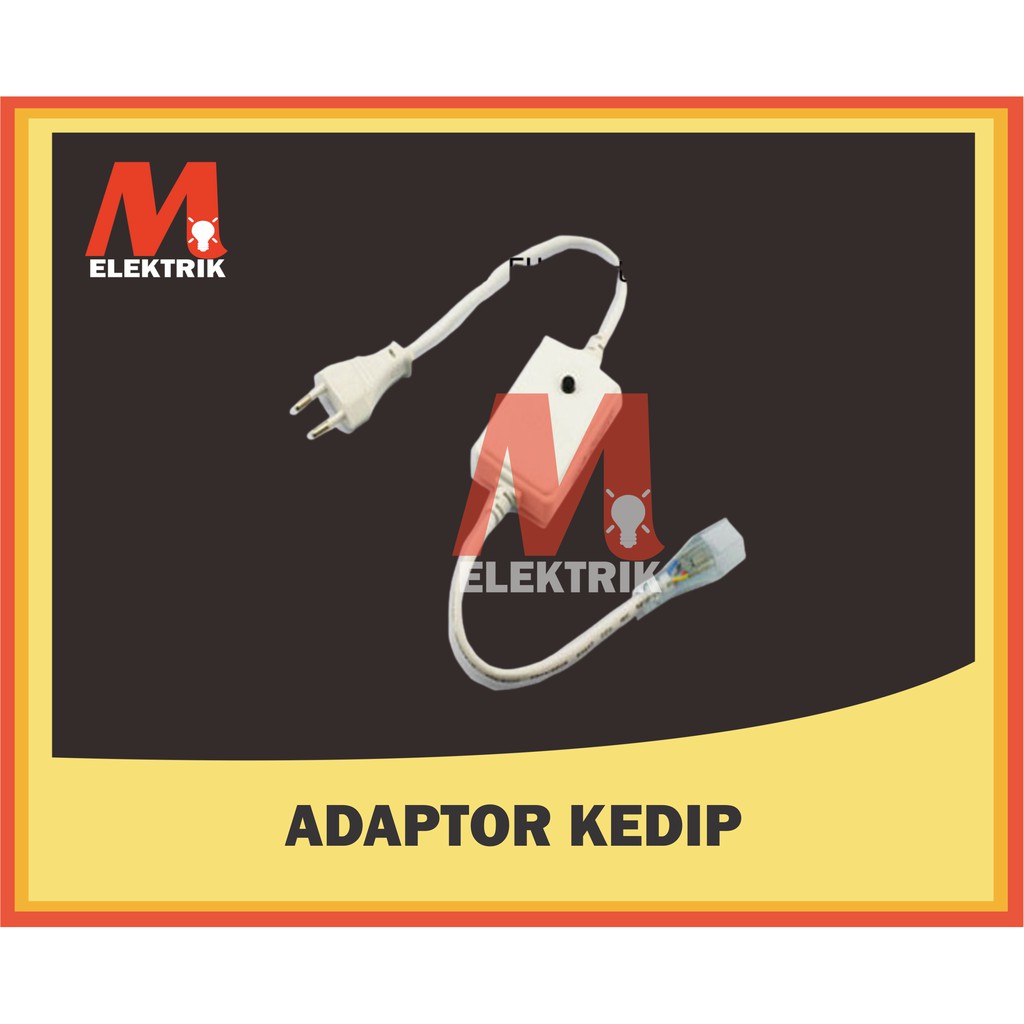 Kabel Colokan lampu LED SMD RGB/Adaptor 8 Mode Kedip / Kabel Colokan lampu LED Selang SMD 5050