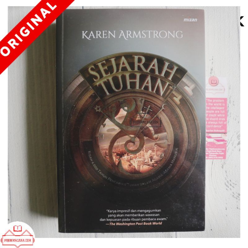 Jual Buku Original Sejarah Tuhan Karen Armstrong Indonesia Shopee