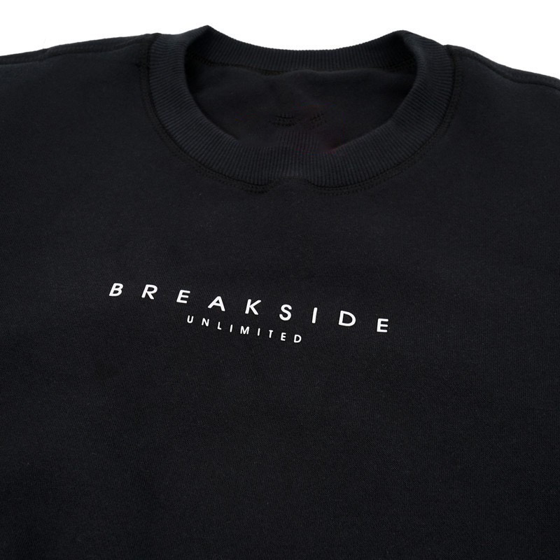 Sweater Breakside Crewneck Sweet - Black | Switer Breakside | Breakside Crewneck Hitam | Sweater Breakside Simple | Sweater Simple