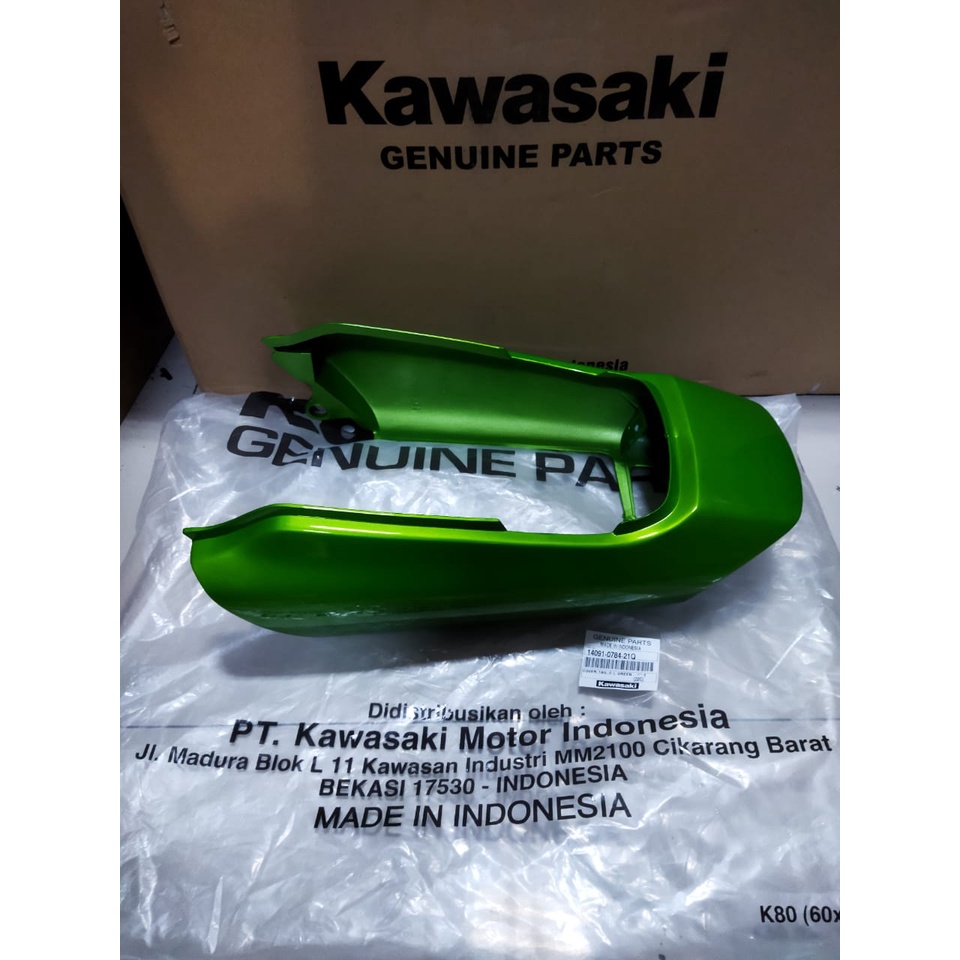 BODY BELAKANG NINJA HIJAU COVER BODY NINJA S SS HIJAU 14091-0784-21Q ORIGINAL