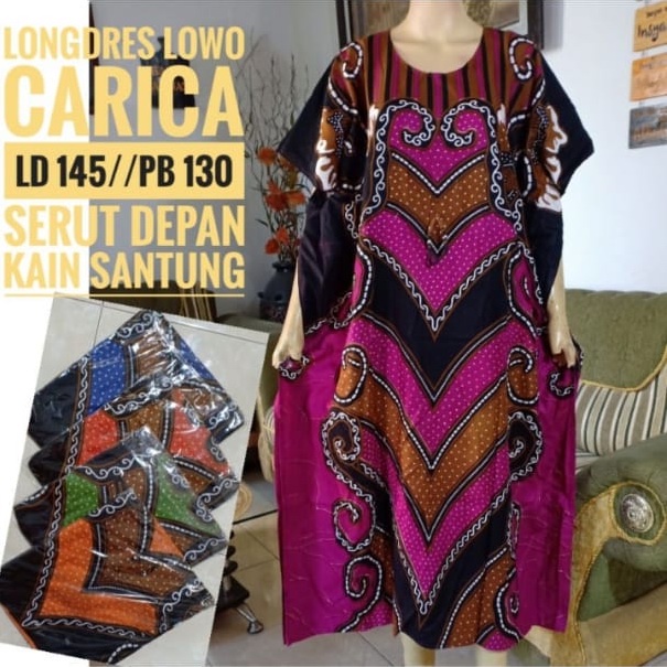 Daster Lowo Super Jumbo | Longdres Lowo Real Pict LD 145 - 150 cm