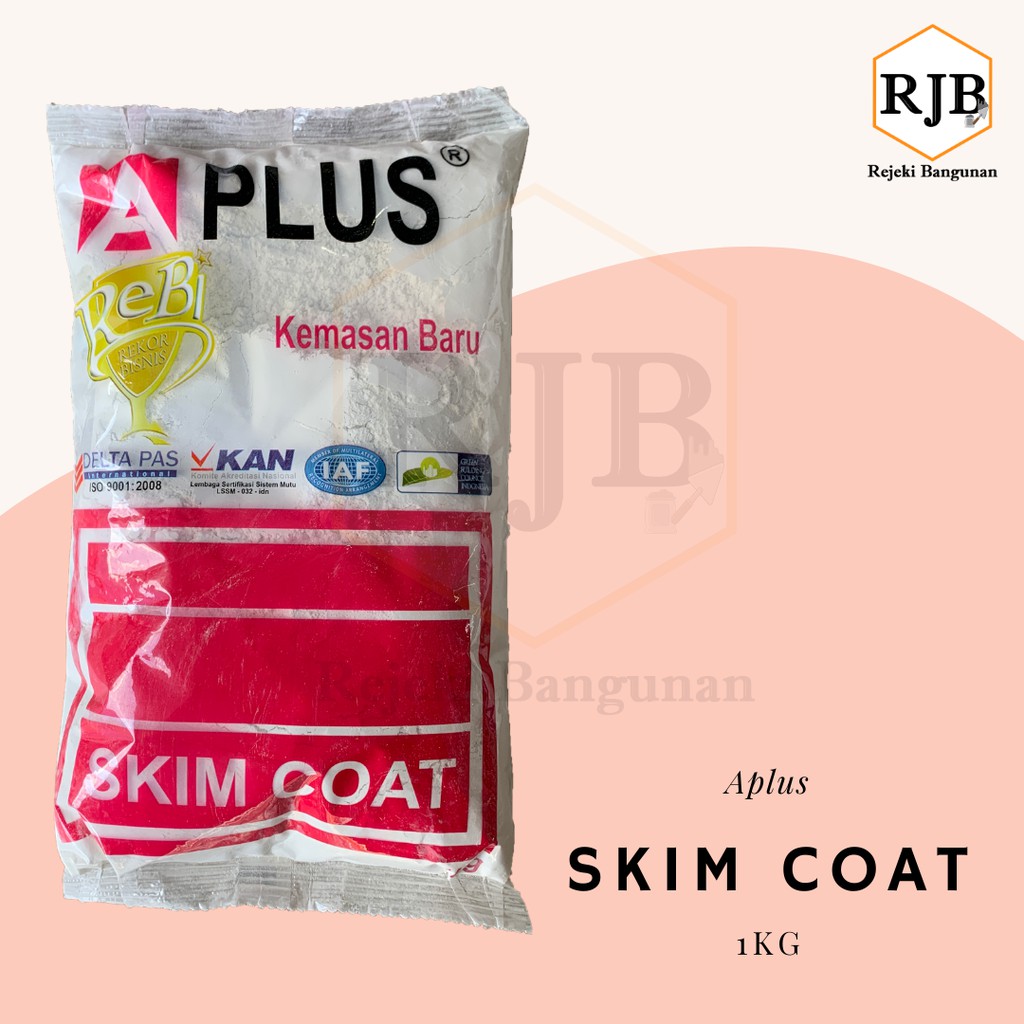 Skim Coat Aplus / Plamur Tembok 1kg