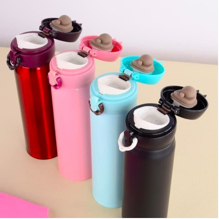 Termos Polos Kancing 500 ML / Thermos Botol Minum Vacuum Tumbler Stainless Steel / Termos H667