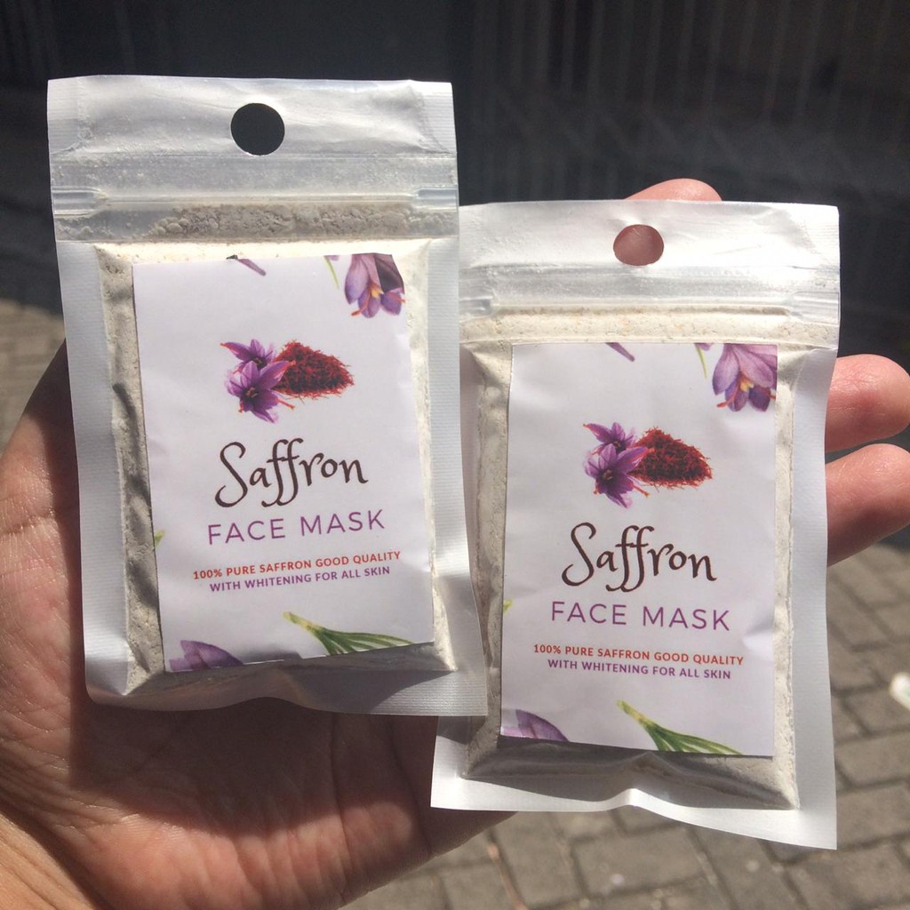 Masker Saffron Negin 15 gram Masker Organik Saffron Masker Bubuk Saffron Murah