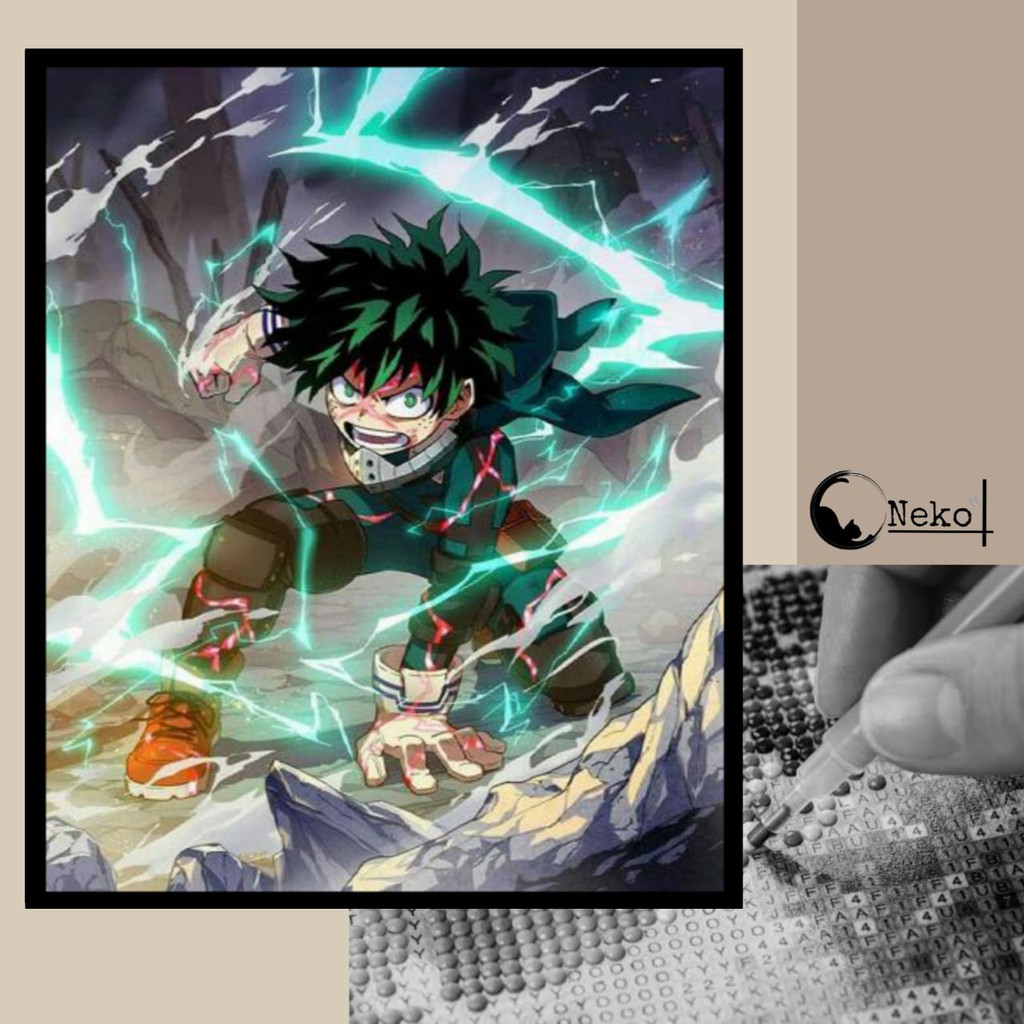 

⭐Oneko⭐ Diamond 3D 5D Painting {30x40cm} Anime Boku No Hero