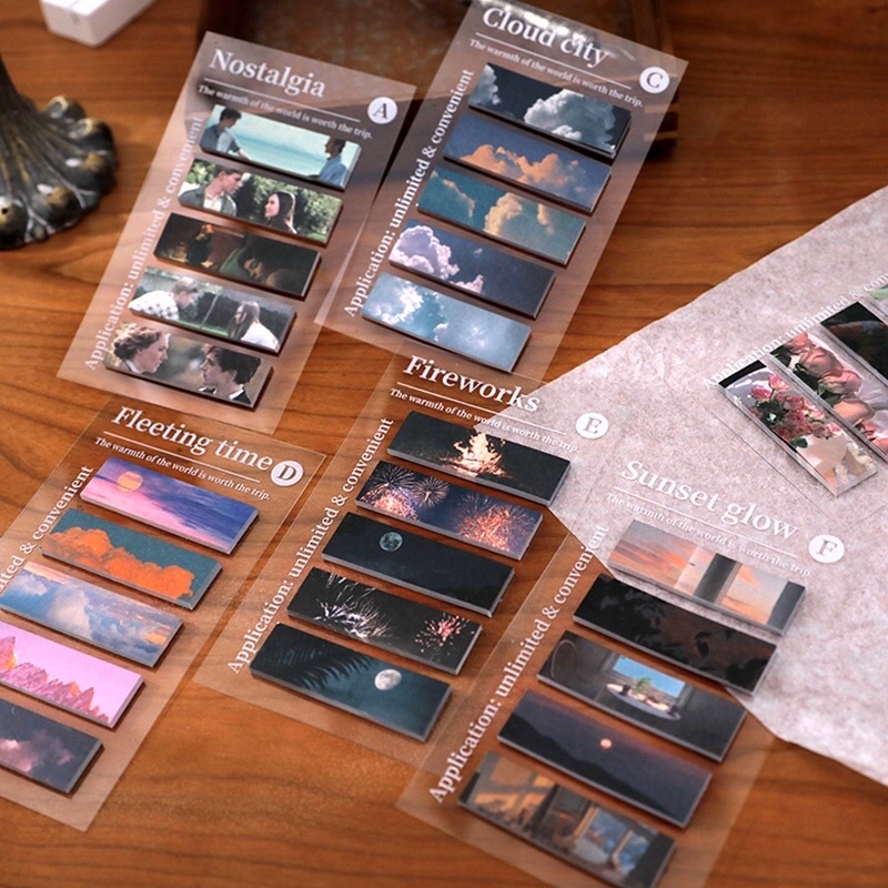 sticky notes aesthetic/ sticky notes korea lucu/ sticky pembatas buku