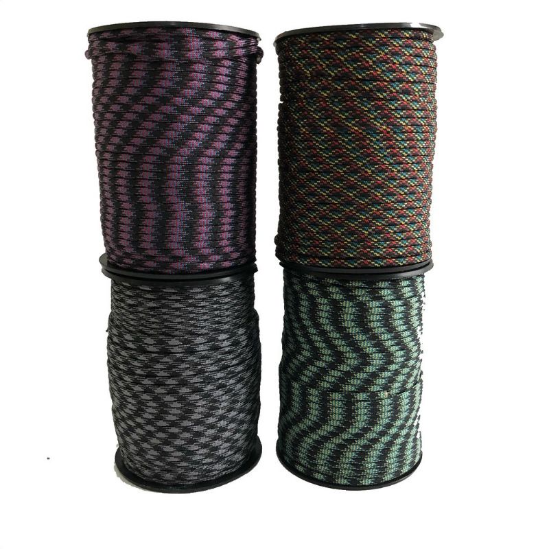 Tali Paracord 4 mm Aksesoris Gelang Outdoor Adventure Parachute Cord