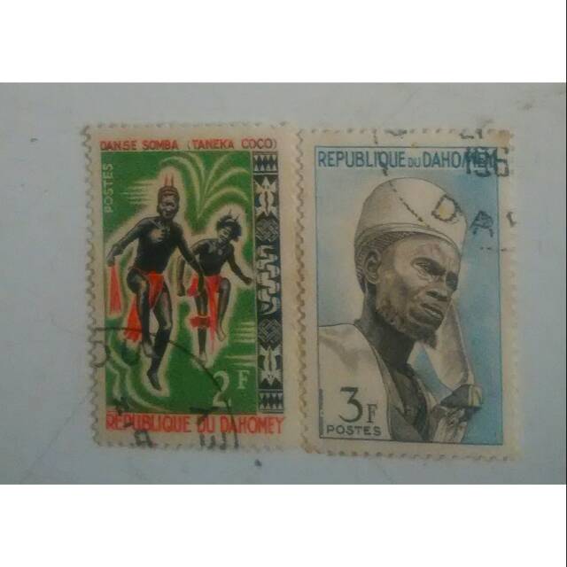 

Perangko Republik Dahomey gandeng