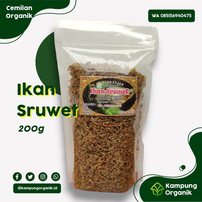 

Ikan Sruwet Baby Fish Crispy 200g