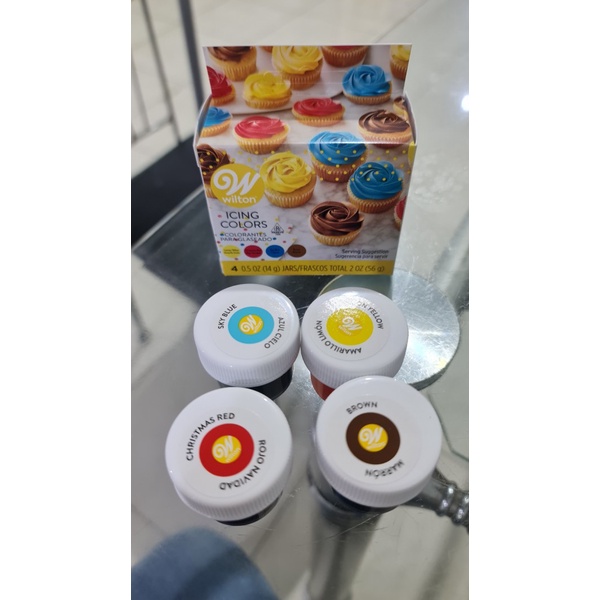 

Wilton Icing Gel/ Pewarna Wilton Kit Primary isi 4pcs