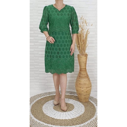 Dress Katun Bolong premium