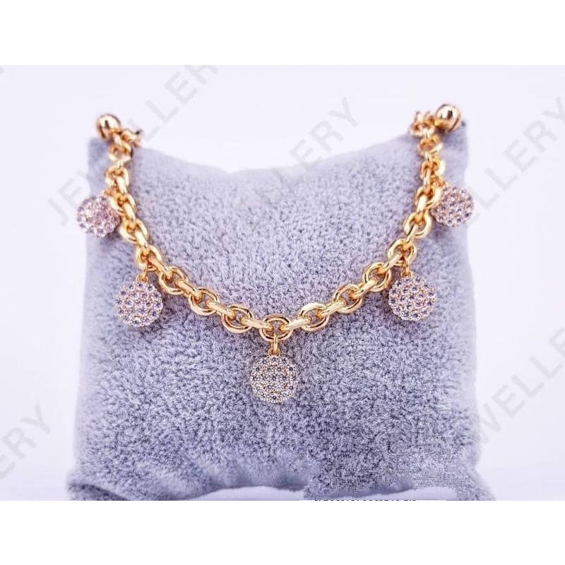 VIER JEWELLERY BRACELET GELANG WANITA BANDUL OPAK