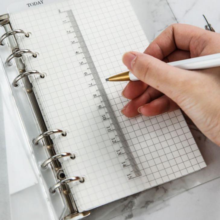 

Update! 6 ring binder transparan A5 A6 - journal planner notebook buck tulip catatan polos ［thehanscorner］ ✓