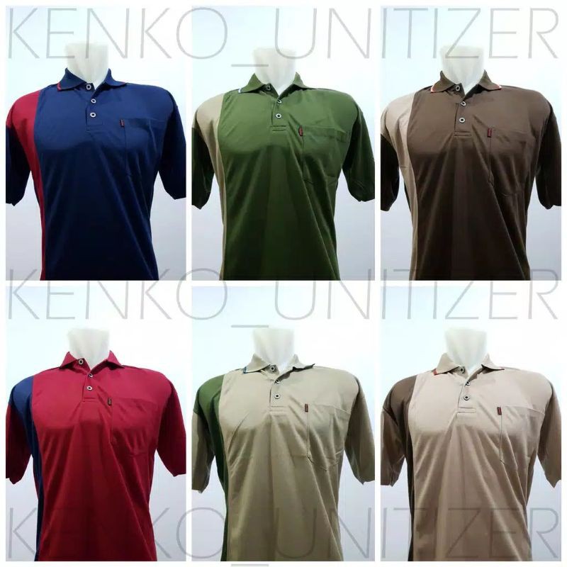 KAOS KERAH KOMBINASI / KAOS KERAH PRIA / KERAH ORANG TUA