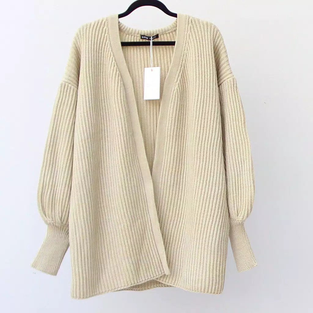 CARDIGAN RAJUT MALONE Wanita Knit Kardigan-4