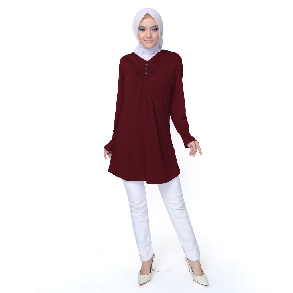 Tunik Tangan Terompet Wanita Dewasa ukuran Big Size - XSHOP Inekke