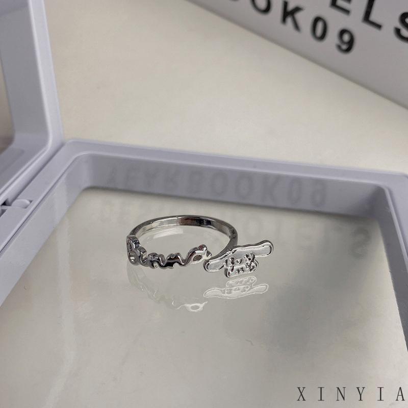 【COD】Cincin Model Terbuka Desain Kartun Melody Kuromi Untuk Hadiah Ulang Tahun / Hari Valentine