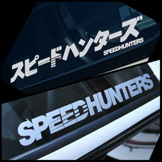 Jual stiker speed hunters cutting sticker Speedhunter kanji jepang