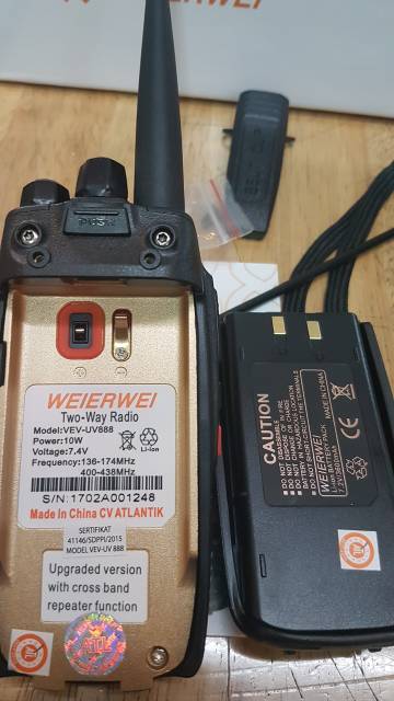 HT WEIRWEI VEV -UV888 10 WATT DUAL BAND