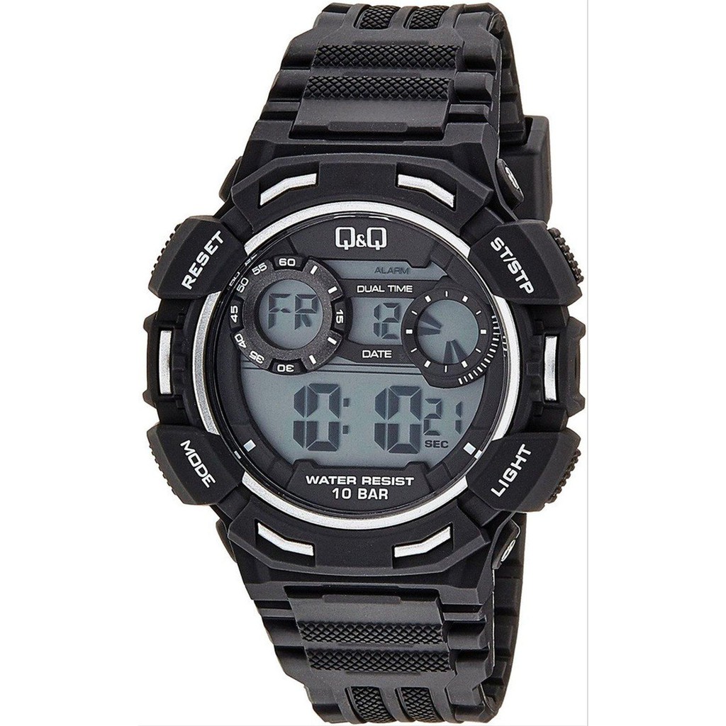 JAM TANGAN PRIA COWOK DIGITAL QQ M148 JAM QNQ M-148 JAM PRIA SPORT Q&Q M148J ORIGINAL GARANSI -