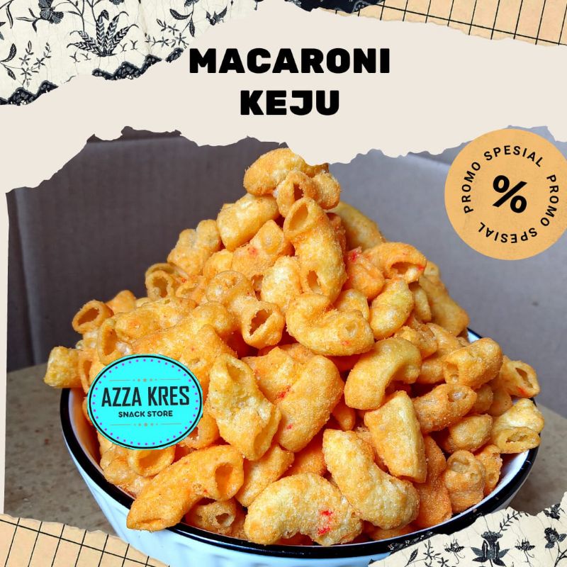 

Macaroni Keju Snack Kekinian - Azzakres
