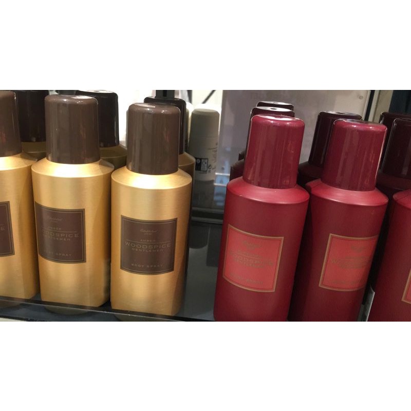 M&S MARKS & SPENCER Harvard Original Amber Burgundy Body Spray 150ml