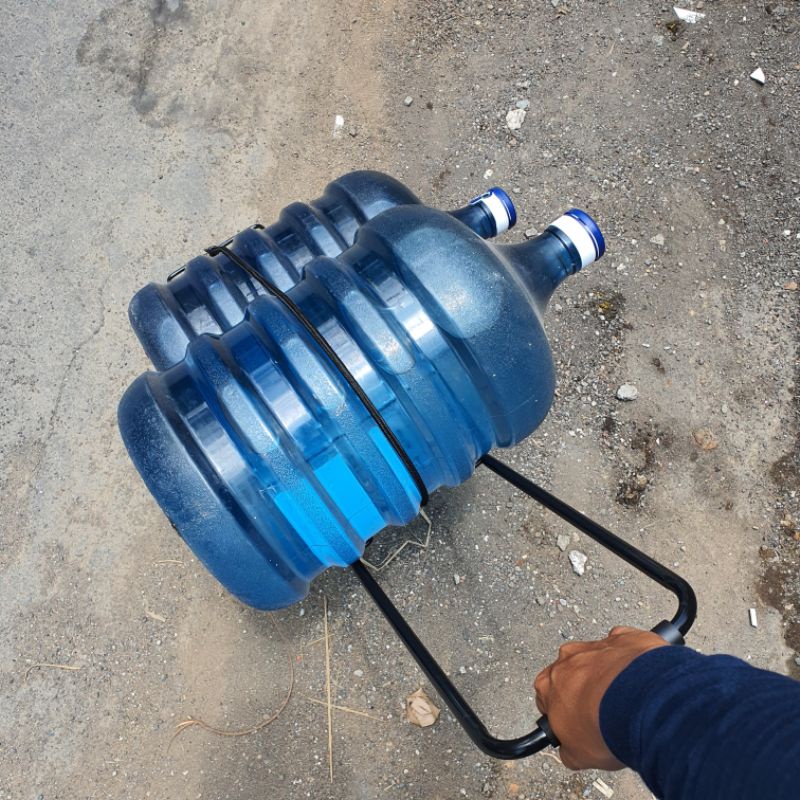 Alat Dorong Portable Bisa Dilipat Troli Troley Mini Bawa Galon Aqua dan Gas Praktis