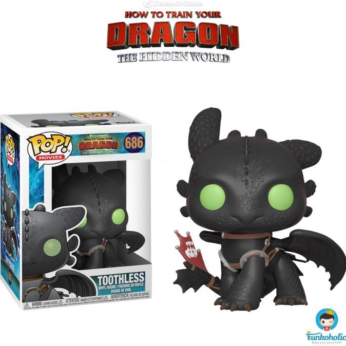 Funko POP Movies How to Train Your Dragon 3 - Toothless #686
