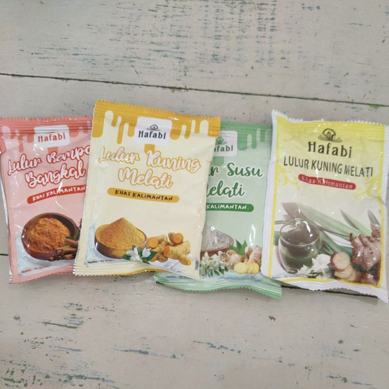 Hafabi lulur susu n kuning melati