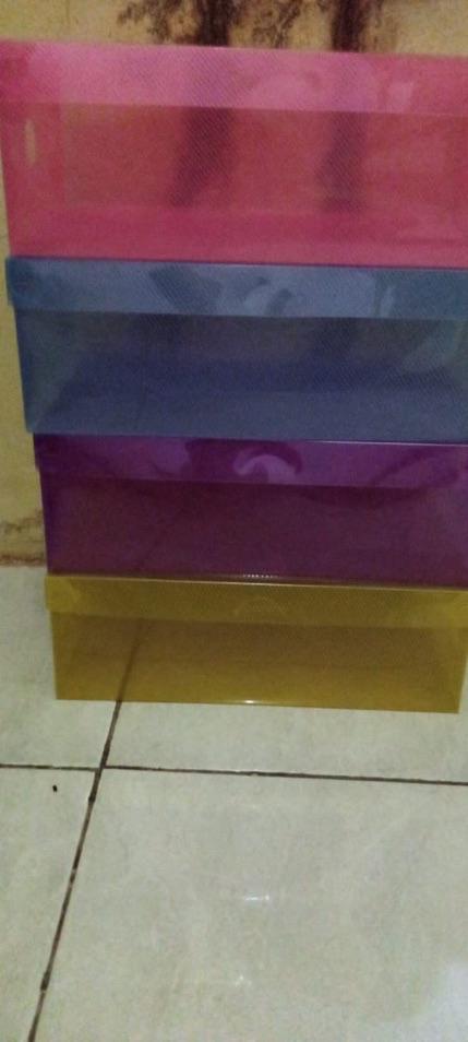 Kotak / Box Sepatu Transparan (ketebalan 0.6 Mm) - Min Order 5pcs