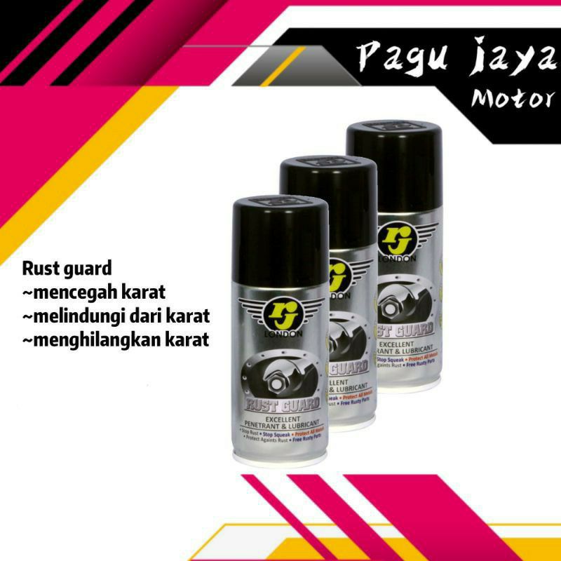 rj london 150cc rust guard semprot penghilang perontok dan anti karat kualitas