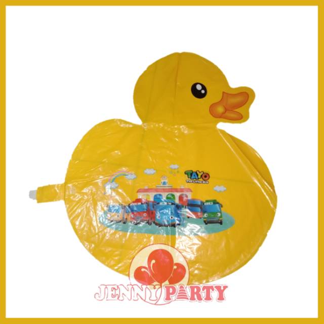 Balon foil karakter bebek gambar tayo mainan anak/ souvenir ulang tahun/ dekorasi ulang tahun