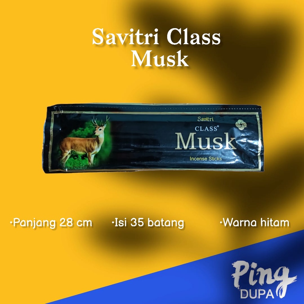 Dupa Hio Misik Musk BY Savitri Class India renteng