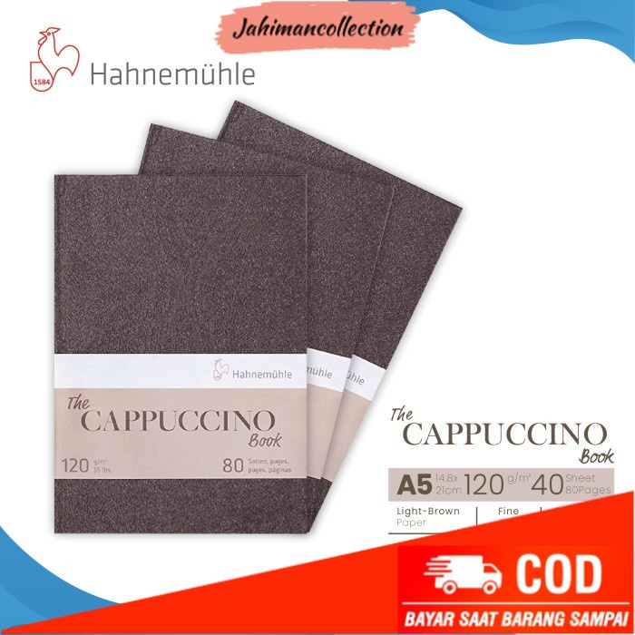 

✨ BISA COD ✨ Buku Sketsa Hahnemuhle The Cappuccino A5 Hard Cover Sketchbook