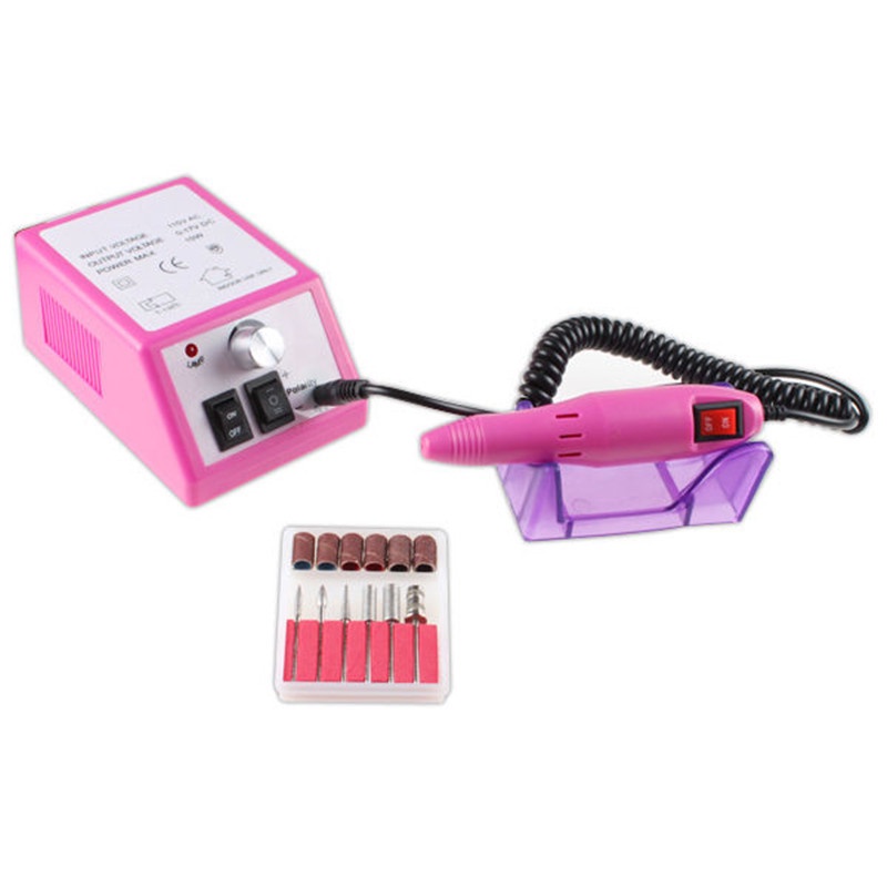 Mesin Pemotong Kuku Elektrik Mini Portabel Dengan Kepala Pengganti Dan Adaptor