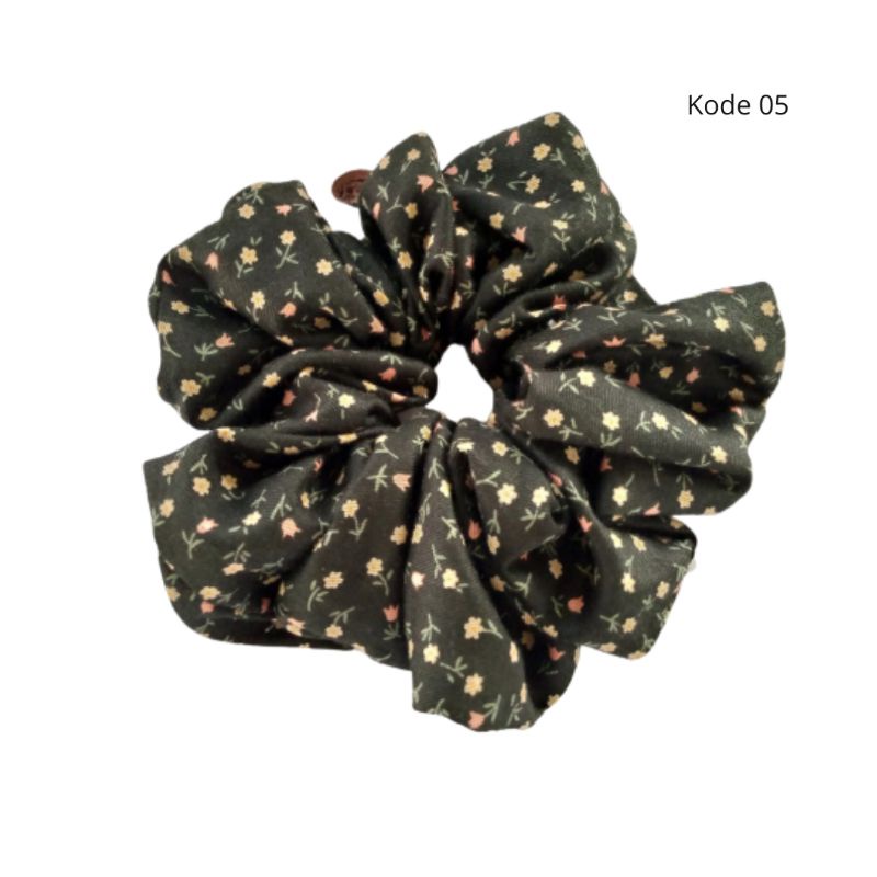 Scrunchie Bintang bahan katun Jepang Diameter 15 cm