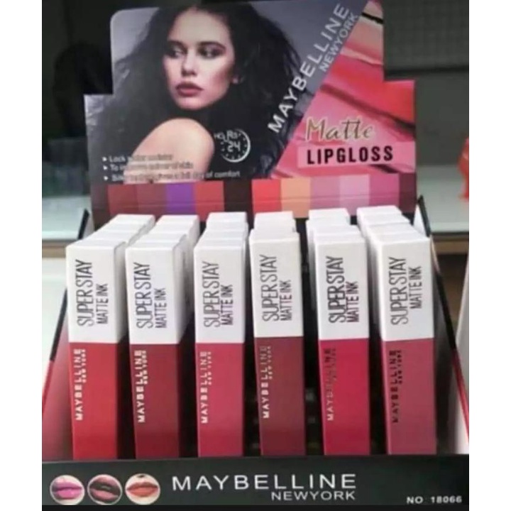 Lipstik Terlaris - Lipcream Maybelline Super Stay Matte Ink Isi 3PCS (color random)