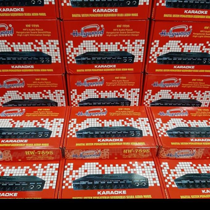 Equalizer Parametrik Audio mobil merk Hollywood HW-789S