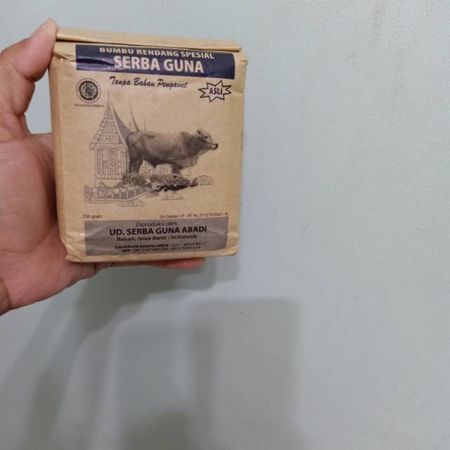 

Bumbu masak rendang asli serba guna 250gram