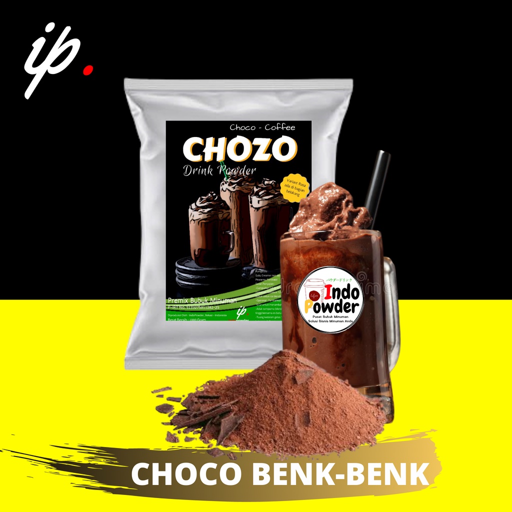 Choco Benk-Benk 1 Kg / Bubuk Minuman Coklat rasa Benk-Benk / Bubuk Minuman Coklat Benk-Benk Chozo