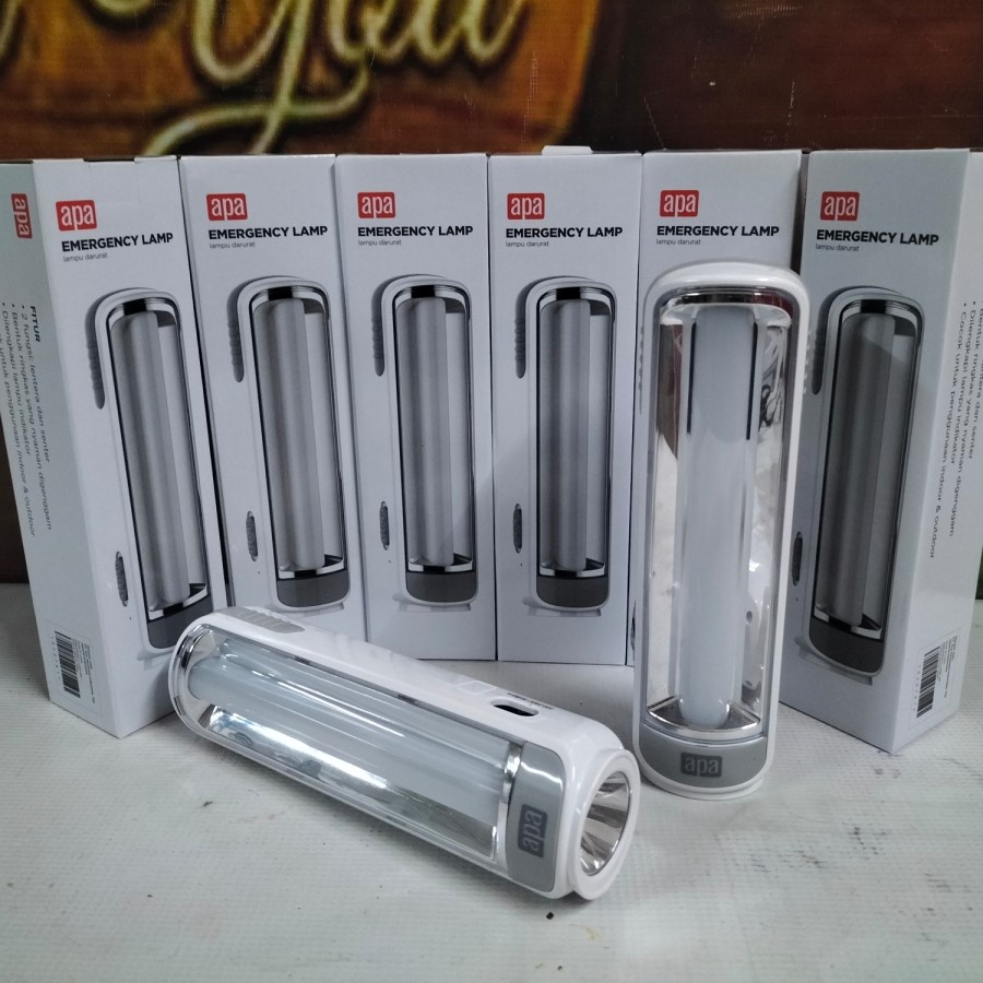 KRISBOW Apa Lampu Darurat Senter Torch 8 W LED Emergency Lamp Outdoor