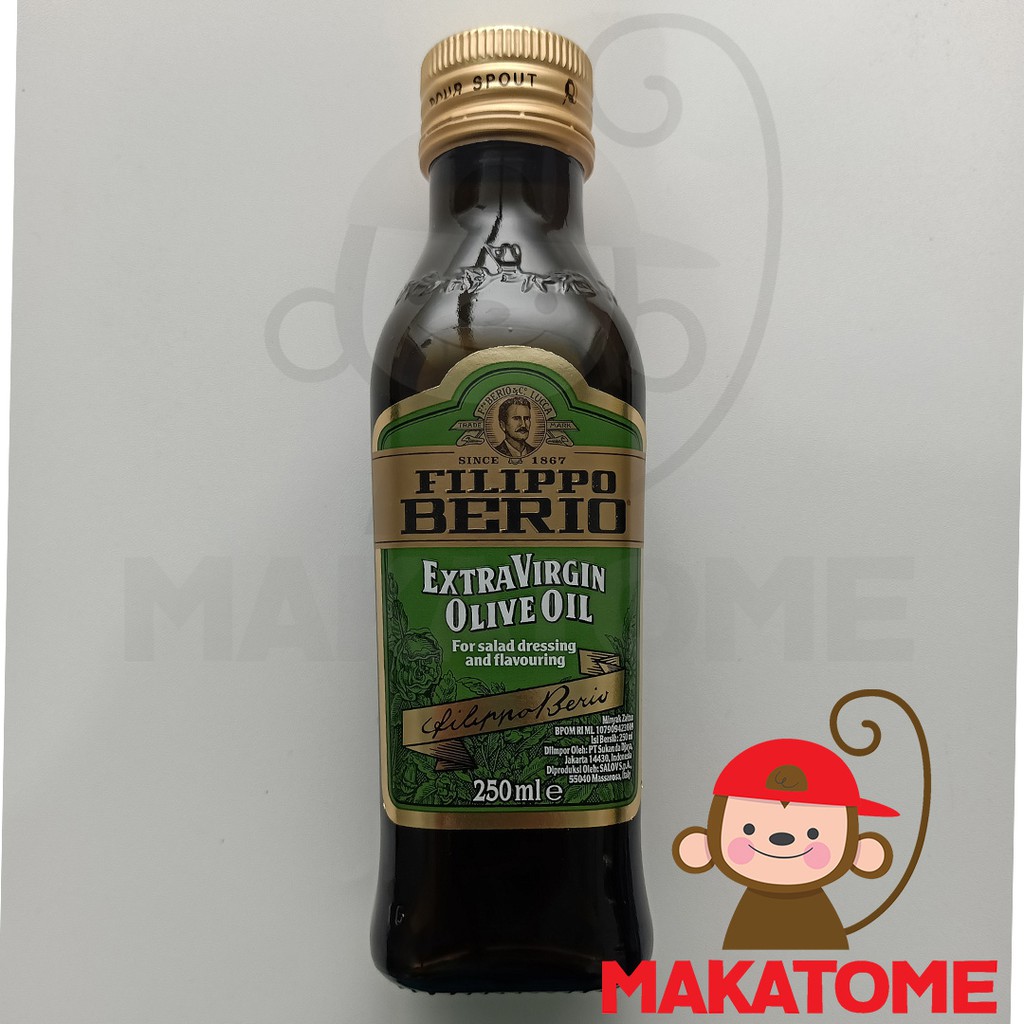 

Filippo Berio Extra Virgin Olive Oil 250ml EVOO MPASI 250 ml minyak