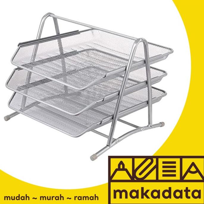 

.........] DOCUMENT TRAY | RAK DOKUMEN BESI SUSUN 3 WARNA SILVER 9205
