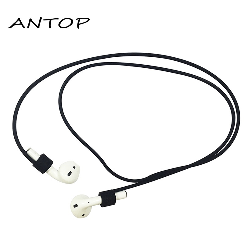 Anti-Lost Soft Rubber Lanyard Olahraga Luar Ruangan Earphone Lanyard Aksesoris Mode ANTOP